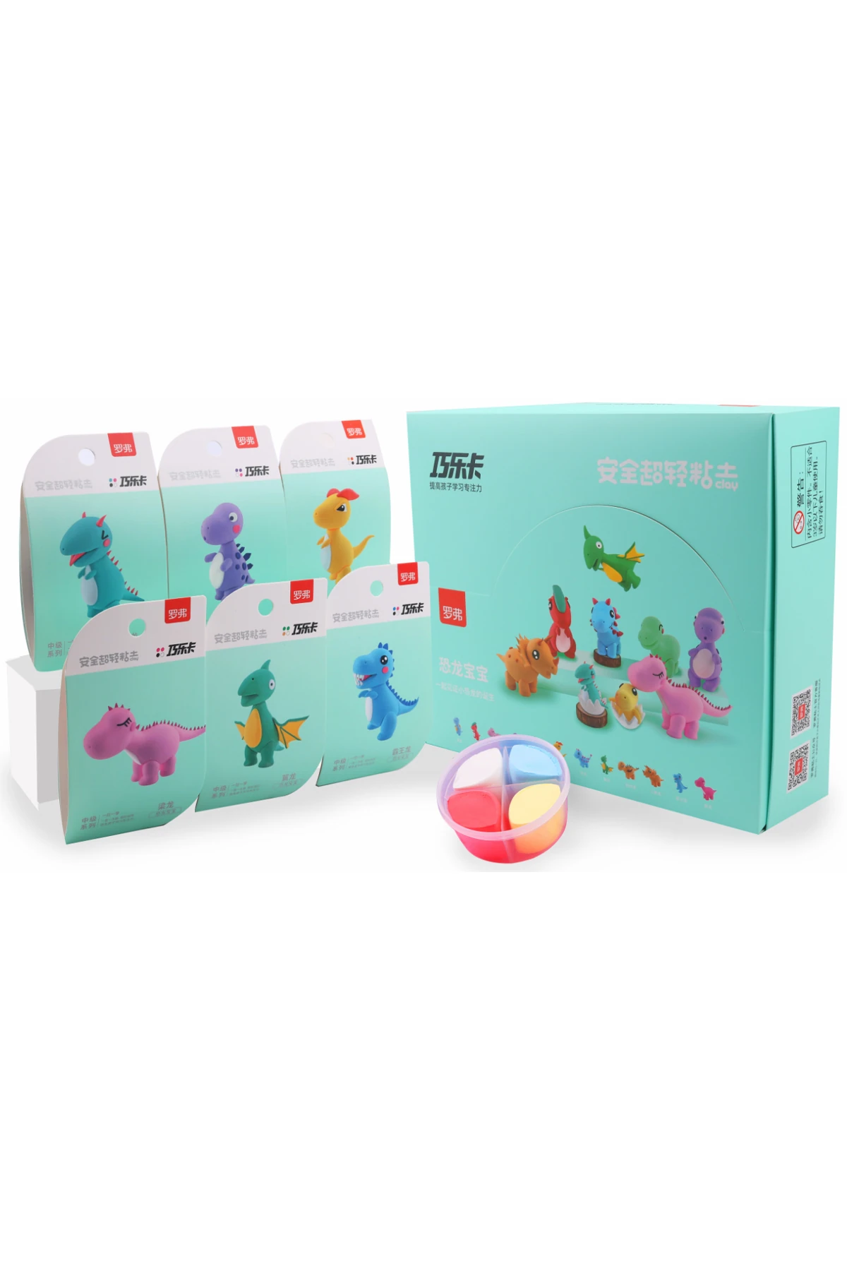 Açık Kil Serisi Bebek Dinazor