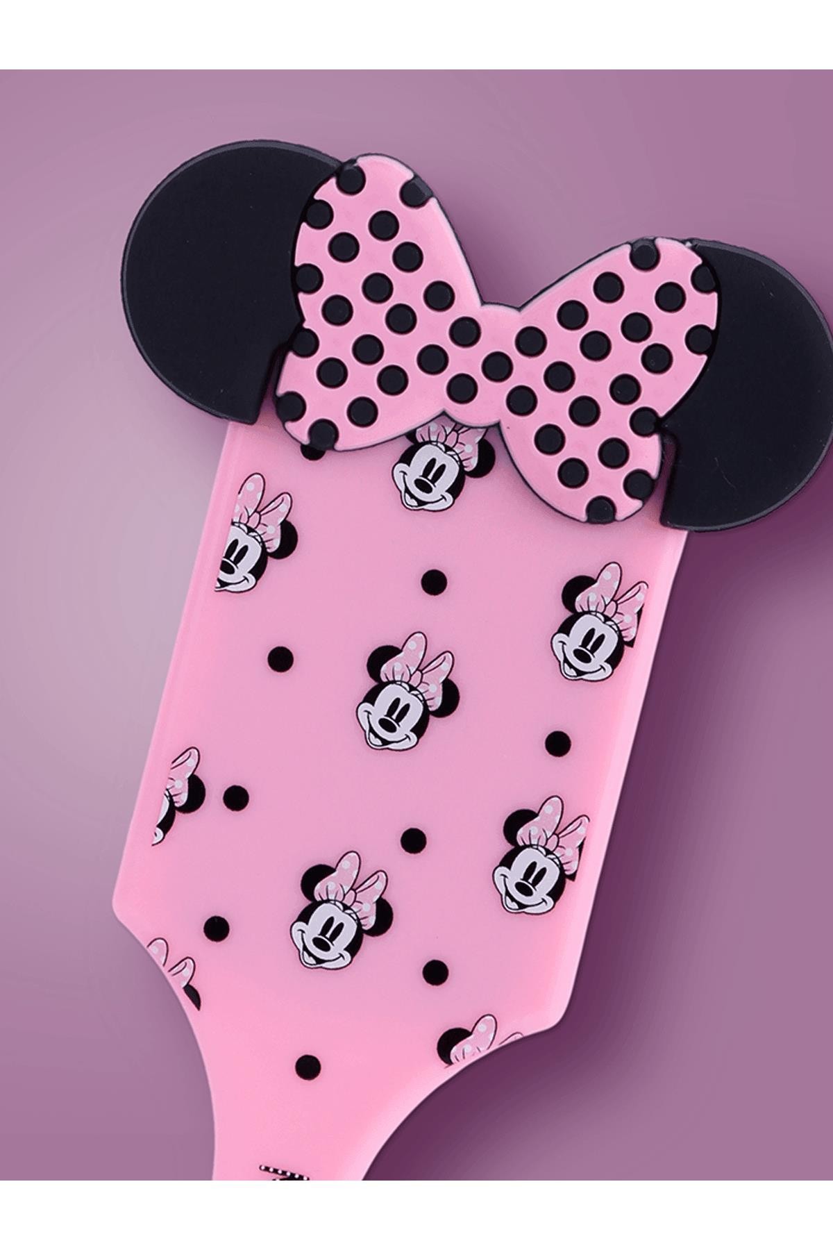 Disney Lisanslı Kulak Şekilli Saç Fırçası - Minnie