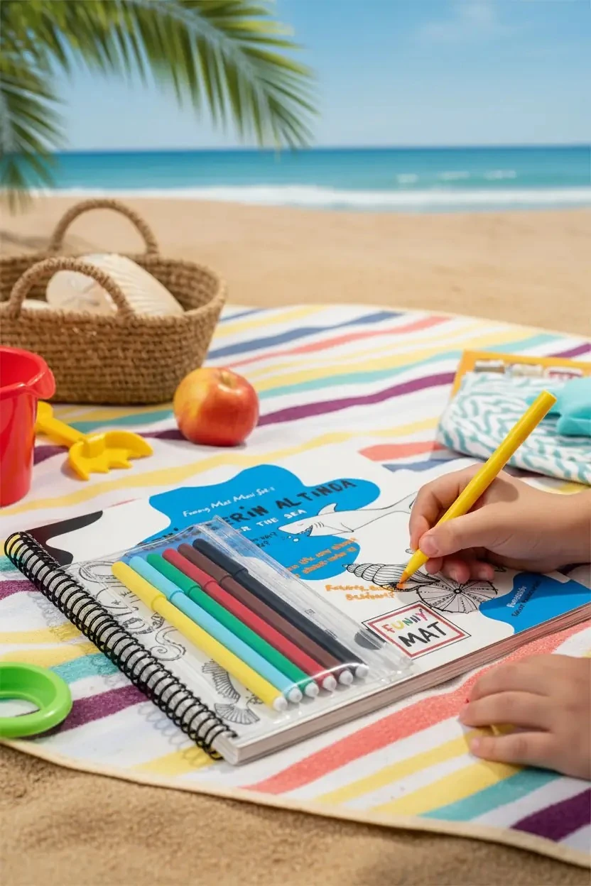 Akademi Çocuk Mini Funny Mat Denizlerin Altında – 6 Kalemli Aktivite Seti