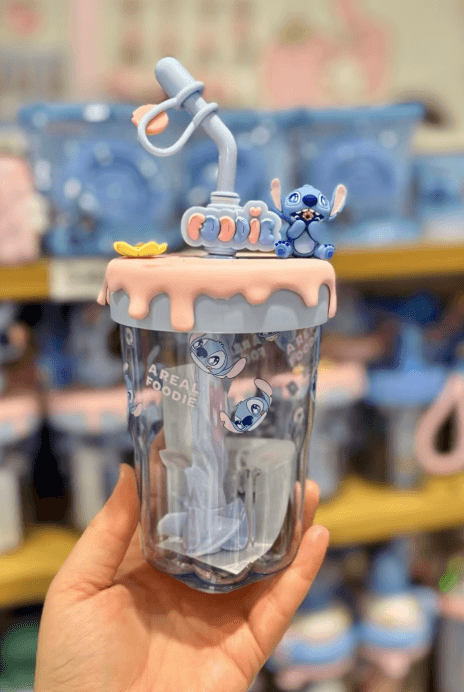 Disney Lilo&Stitch Lisanslı Parti Serisi Pipetli Plastik Şişe