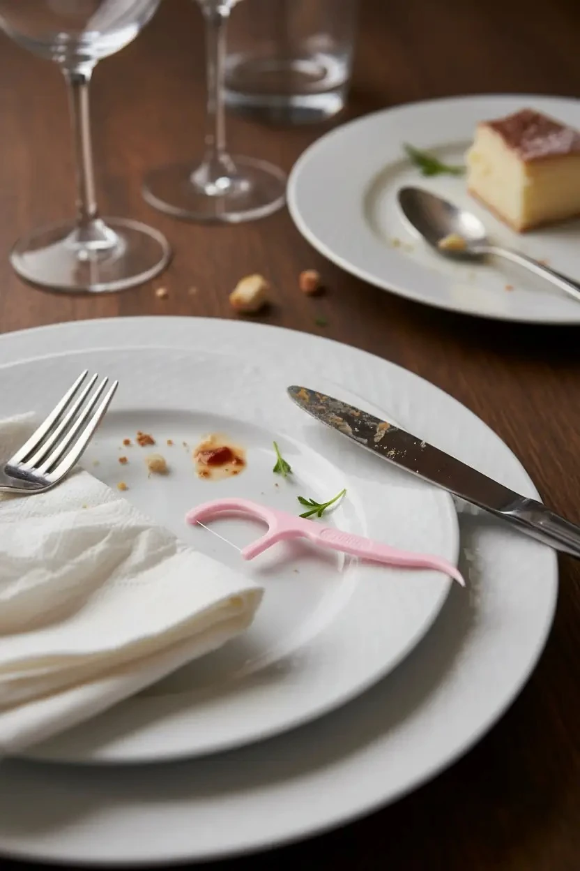 Kürdan Tipi Şeftali Aromalı Diş İpi (80 Adet)