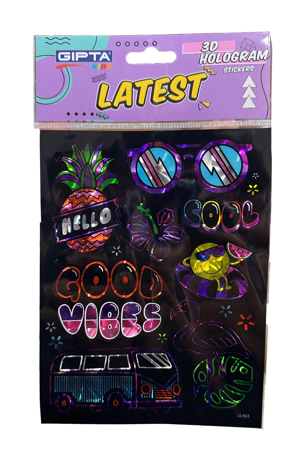 Hologramlı Sticker - Good Vibes