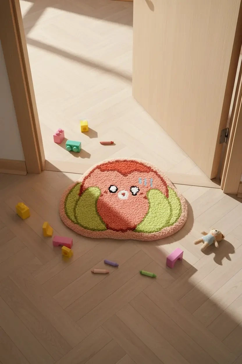 Twinkle Fair Klasik Koleksiyonu Peluş Küçük Halı (Wasabi)