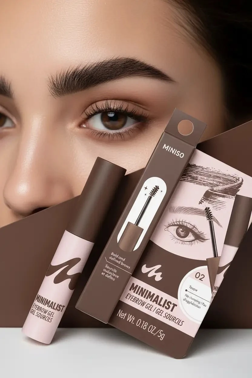 Minimalist Serisi Kaş Maskarası (02 Koyu Kahve)