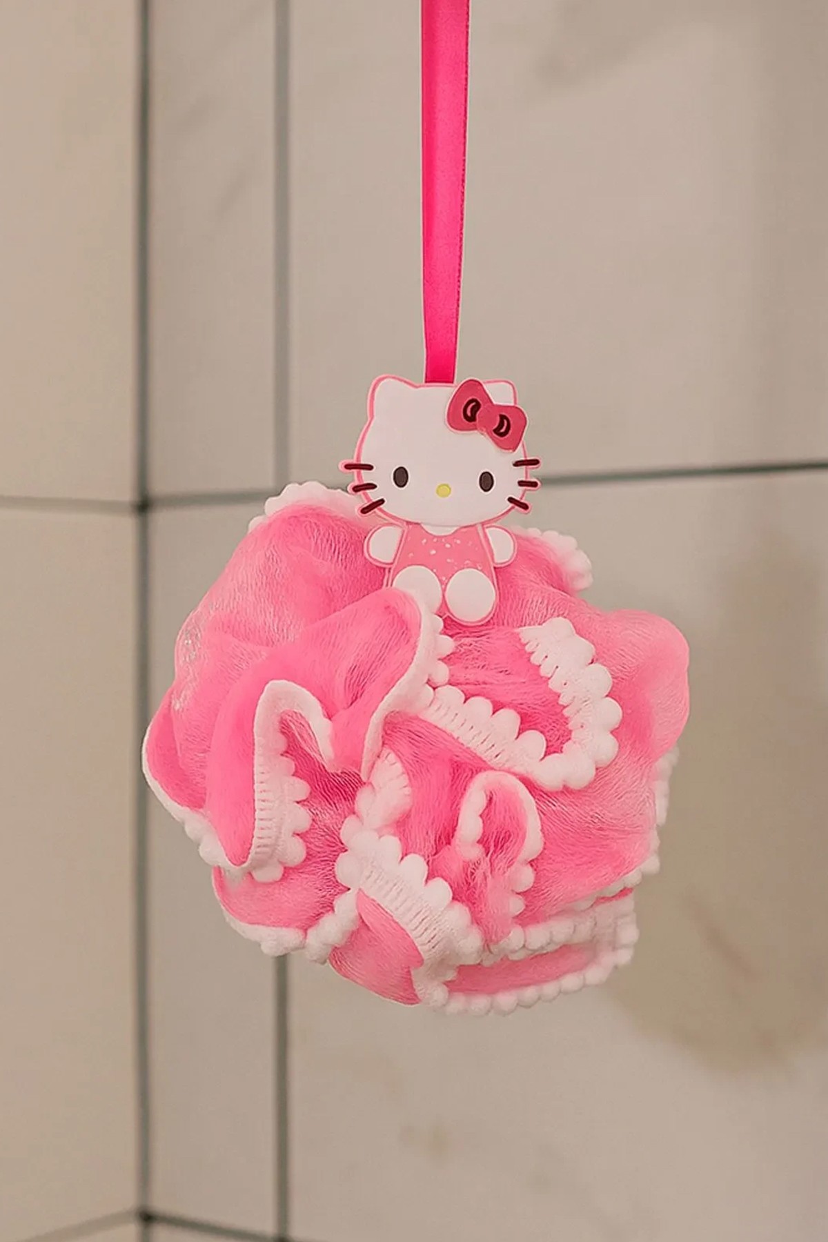 Sanrio Lisanslı Banyo Lifi (Hello Kitty)