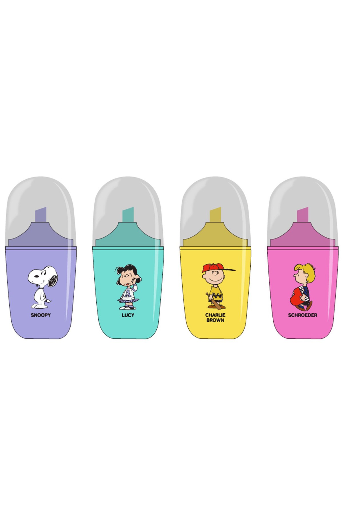 Snoopy Lisanslı Vintage Serisi Marker Seti (4 adet)