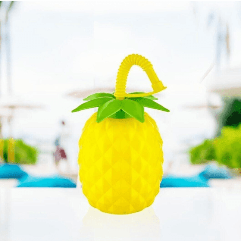 Ananas Figürlü Pipetli Suluk 750Ml