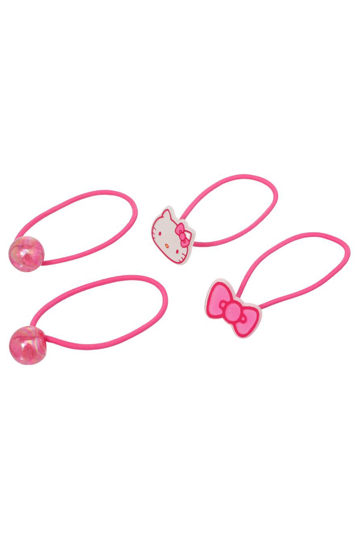 Sanrio Lisanslı Hello Kitty Saç Tokaları (4 adet)