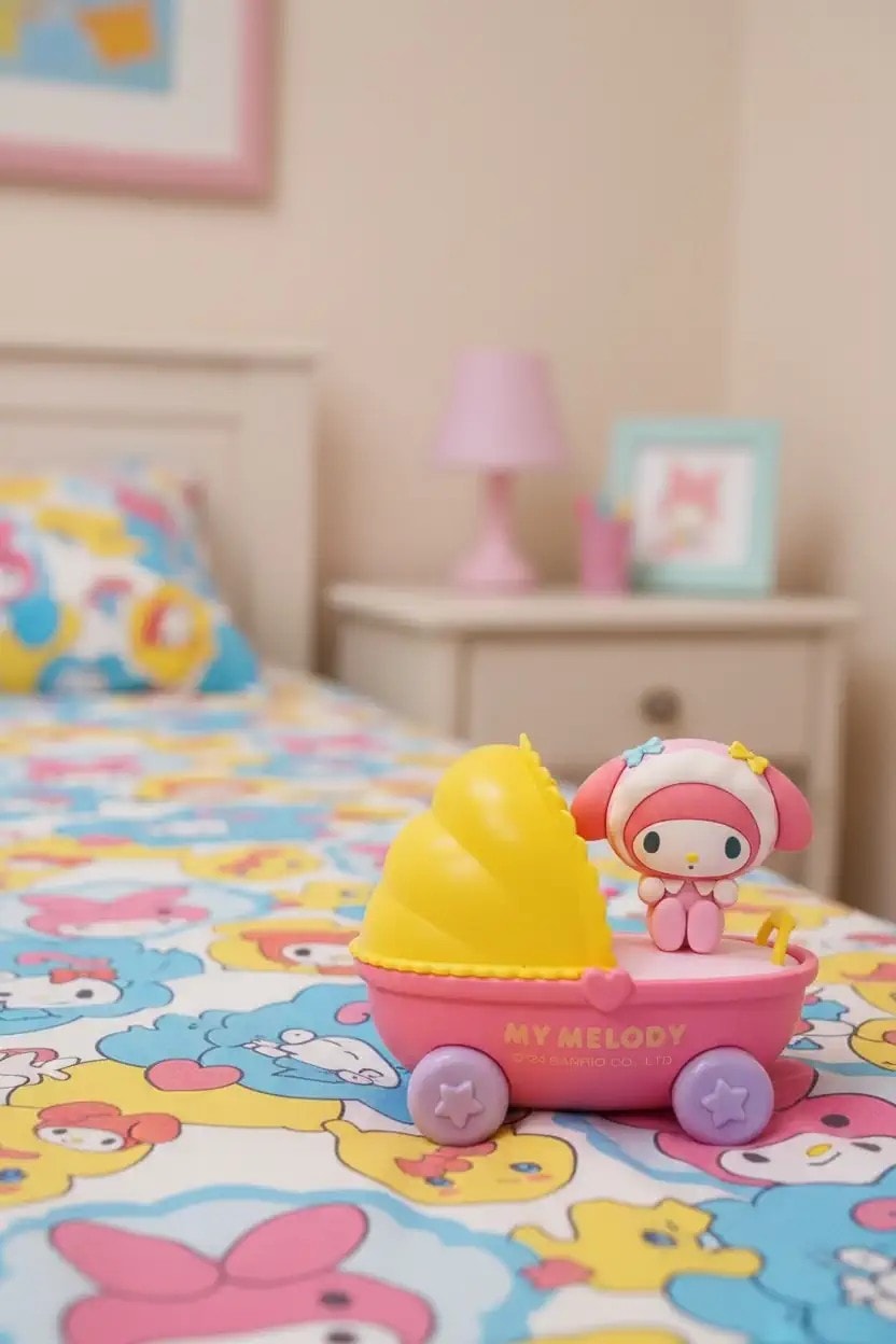 My Melody Gece Lambası - Bebek Arabası - Sanrio Lisanslı
