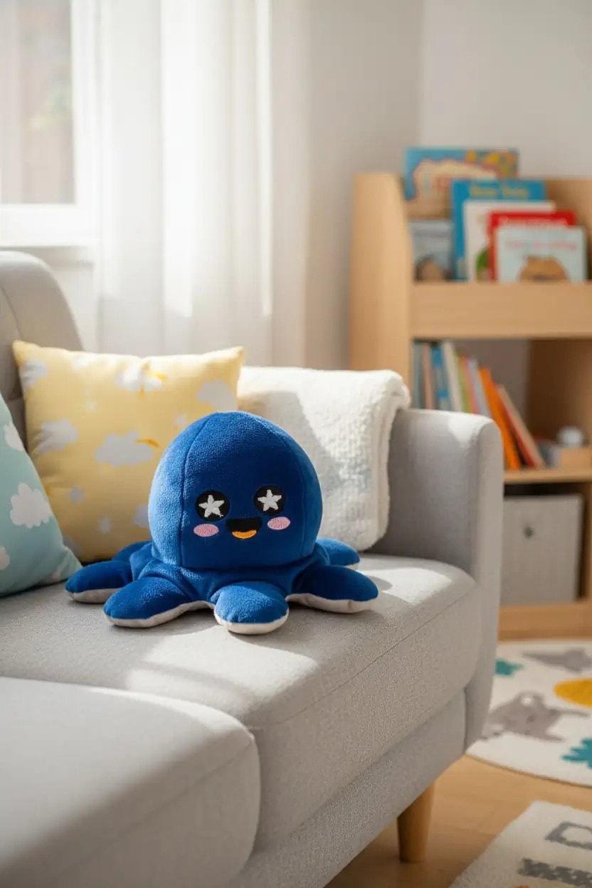 Peluş Ahtapot Yumuşak Bebek Sevimli / Şaşkın