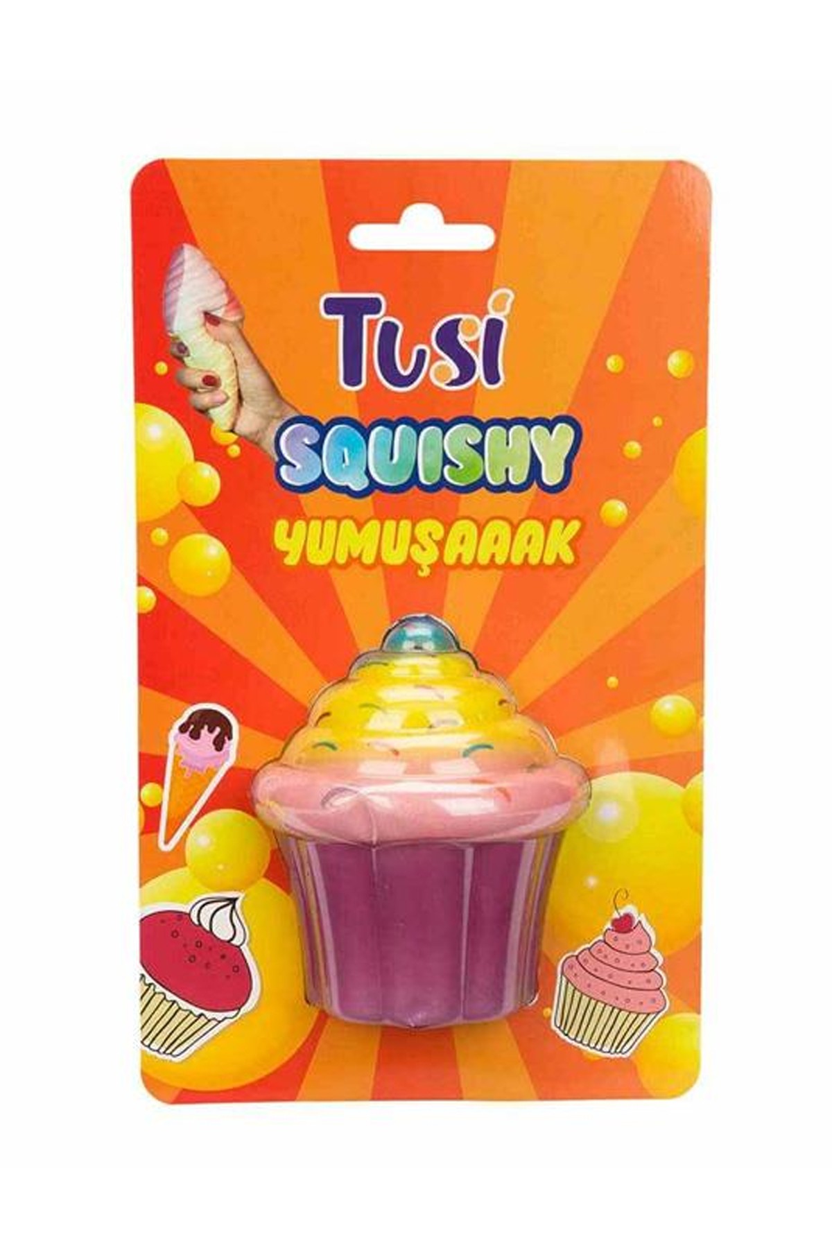 Tusi Squishy Cup Kek Sıkılabilir Oyuncak