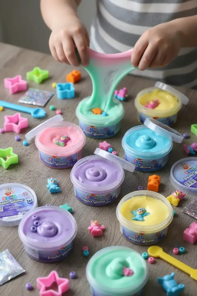 Sino Pastel Zıplayan Slime Oyun Jeli 140 Gr – Yumuşak Esnek Eğlenceli Doku