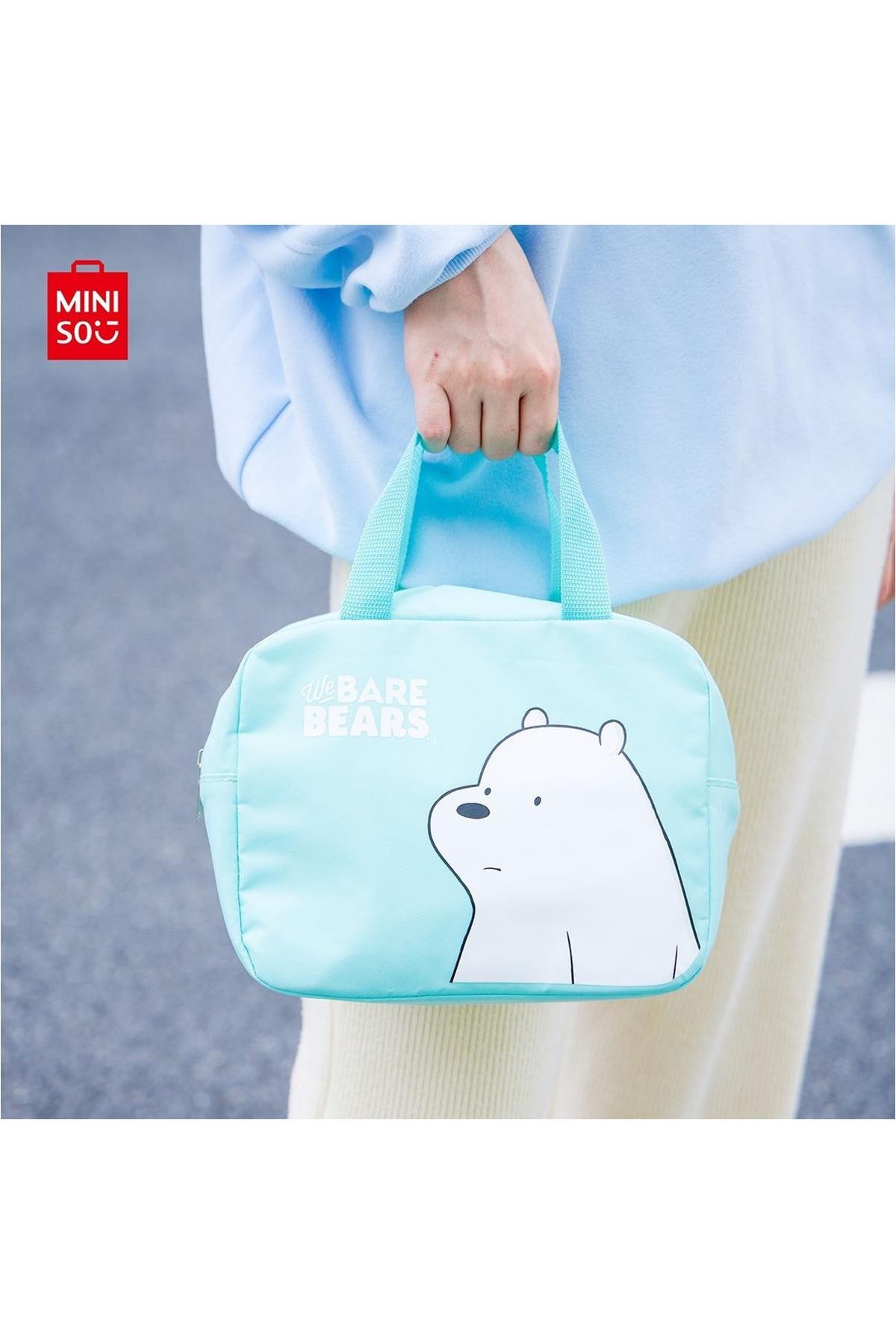 We Bare Bears Lisanslı Yiyecek Çantası - Kutup Ayısı