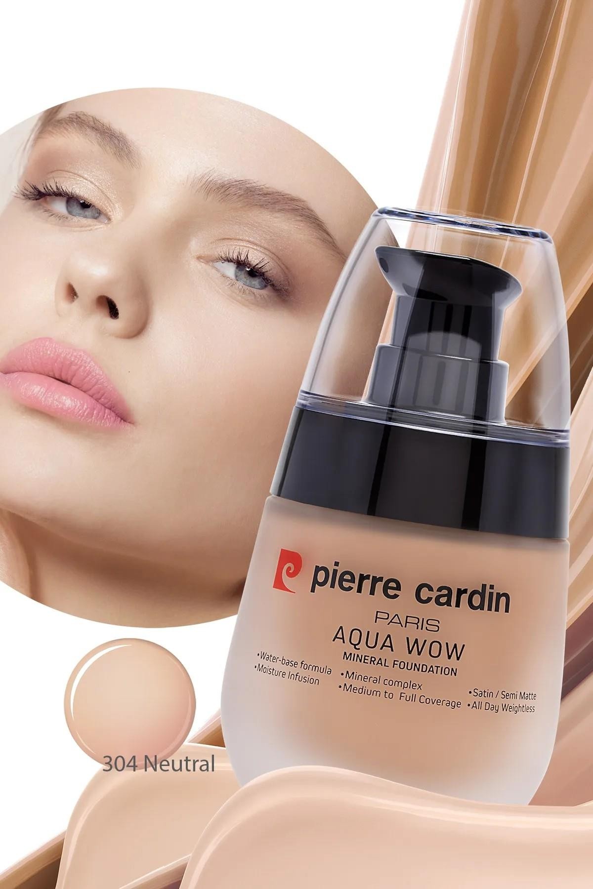 Pierre Cardin Aqua Wow Mineralli Su Bazlı Fondöten Light Skin With Neutral