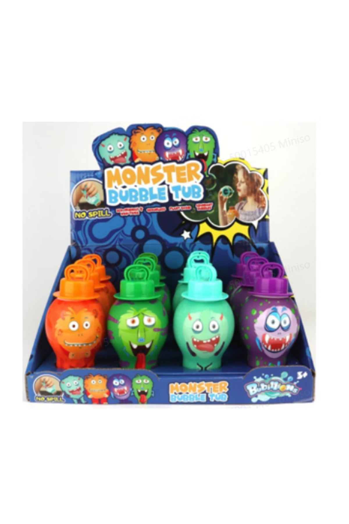 Dökülmez Baloncuk Oyuncağı (4 Çeşit Model) (Canavar)