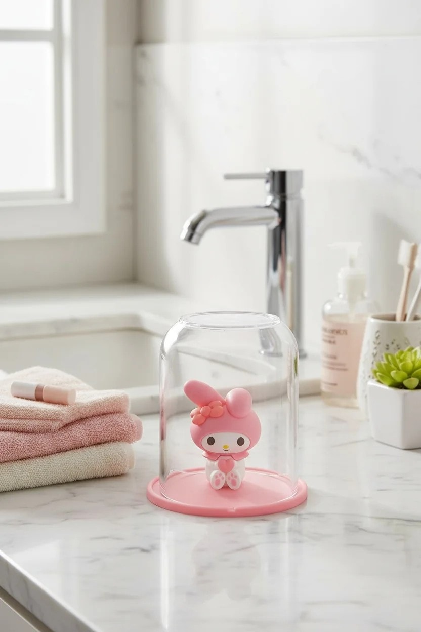 Sanrio Lisanslı Sanrio Karakterleri Banyo Bardak Seti (My Melody)