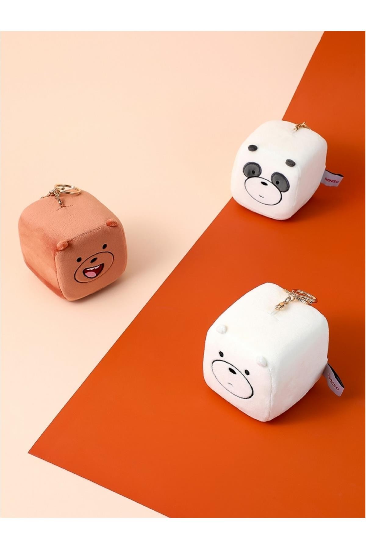We Bare Bears Oyuncak Küp Anahtarlık (Grizzly)