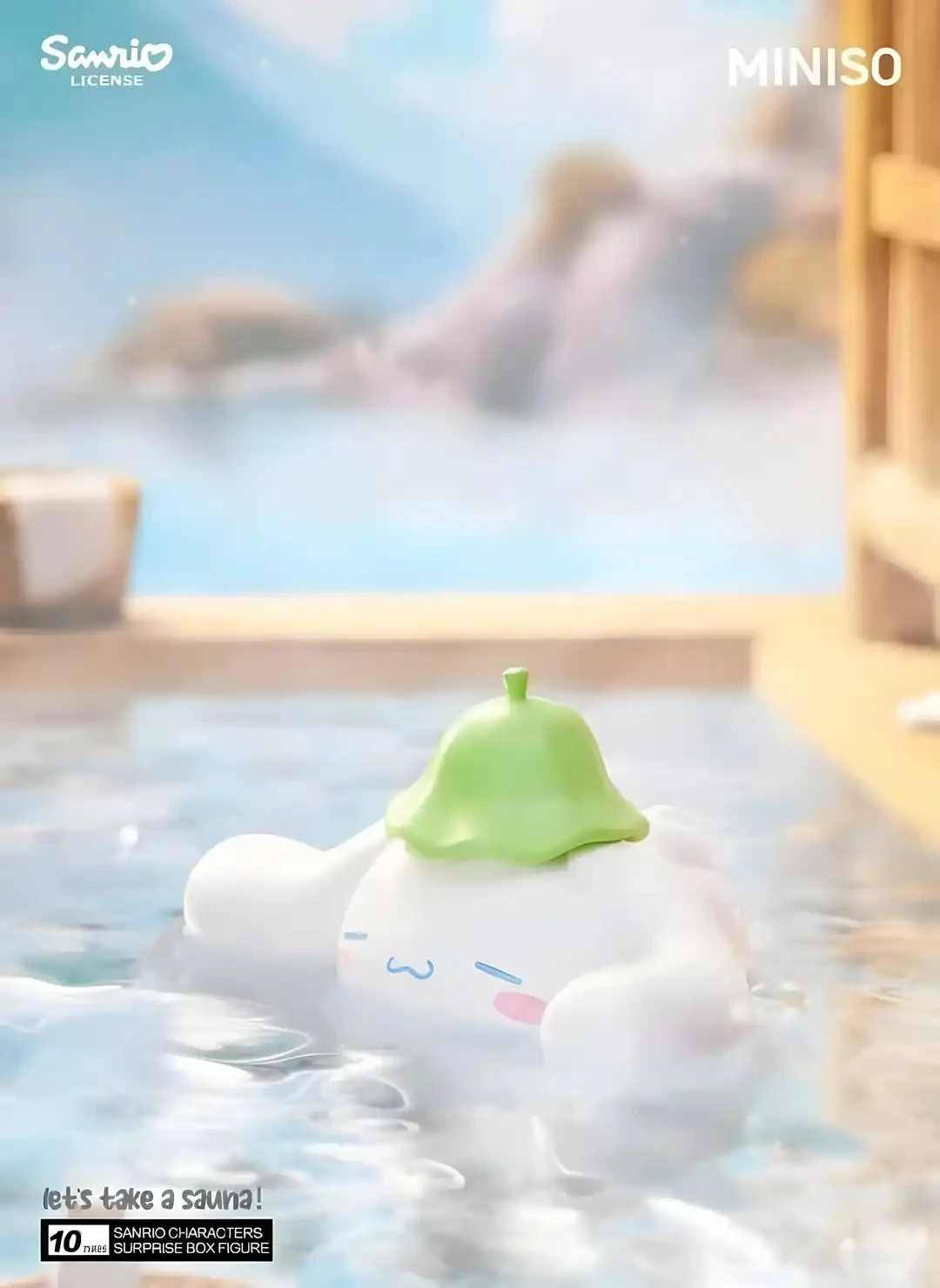 Sanrio Lisanslı Sauna Serisi Sürpriz Figürlü Kutu - Blind Box