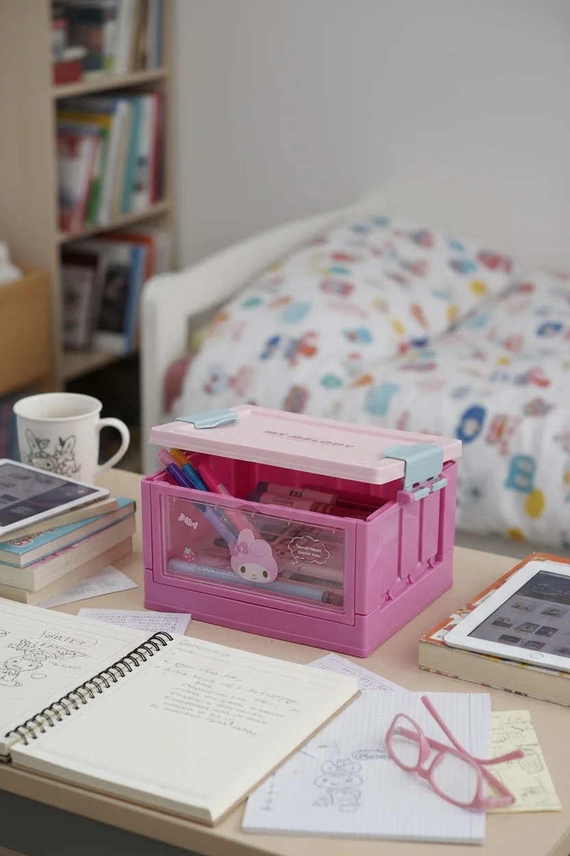 Sanrio Lisanslı My Melody Mini Bavul Saklama Kutusu