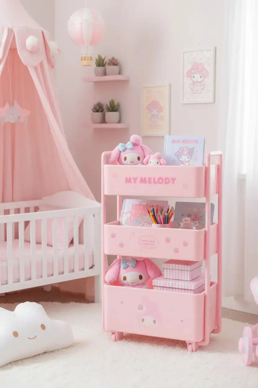 My Melody Tekerlekli El Arabası – Masa Üstü Organizer | Miniso TR