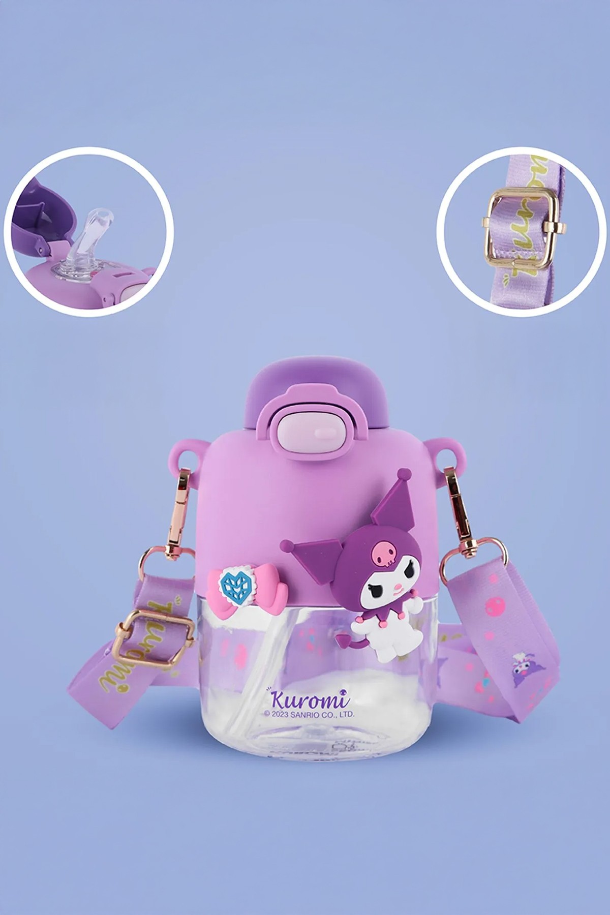 Sanrio Lisanslı Suluk (550ml) - Kuromi