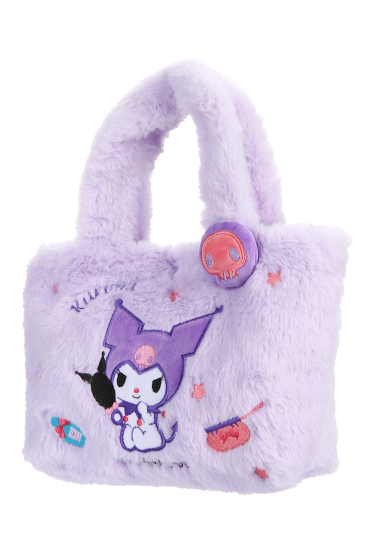 Sanrio Lisanslı Kuromi Peluş Yiyecek Çantası