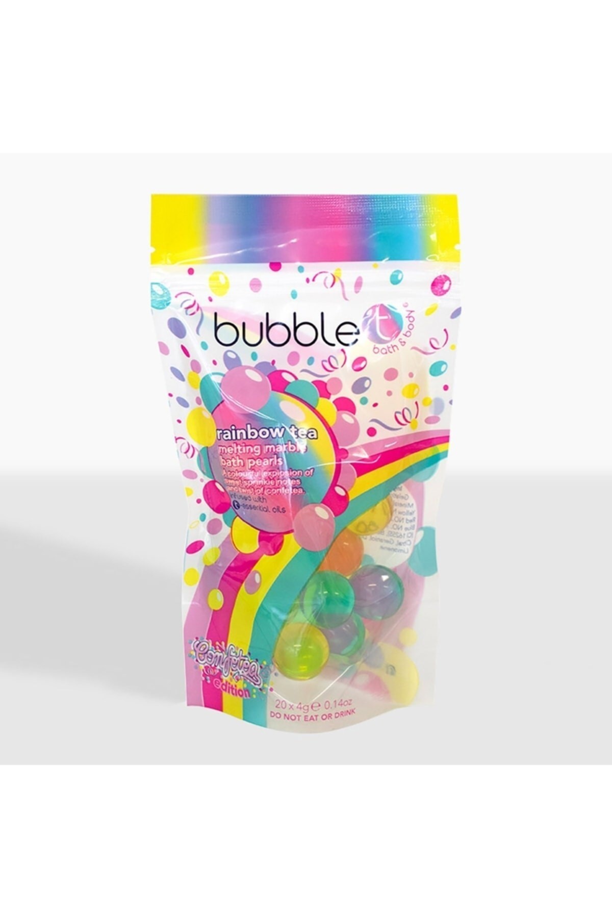 Bubble T Konfeti Eriyen Yağ Banyosu Topu 20x4 gr