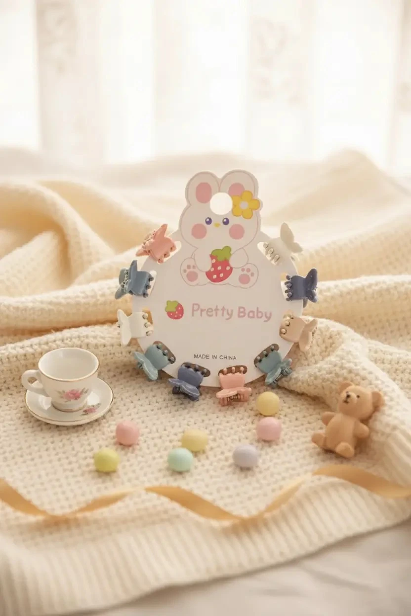 10'lu Minik Toka Seti – Pratik Saç Sabitleyici Kompakt Aksesuar