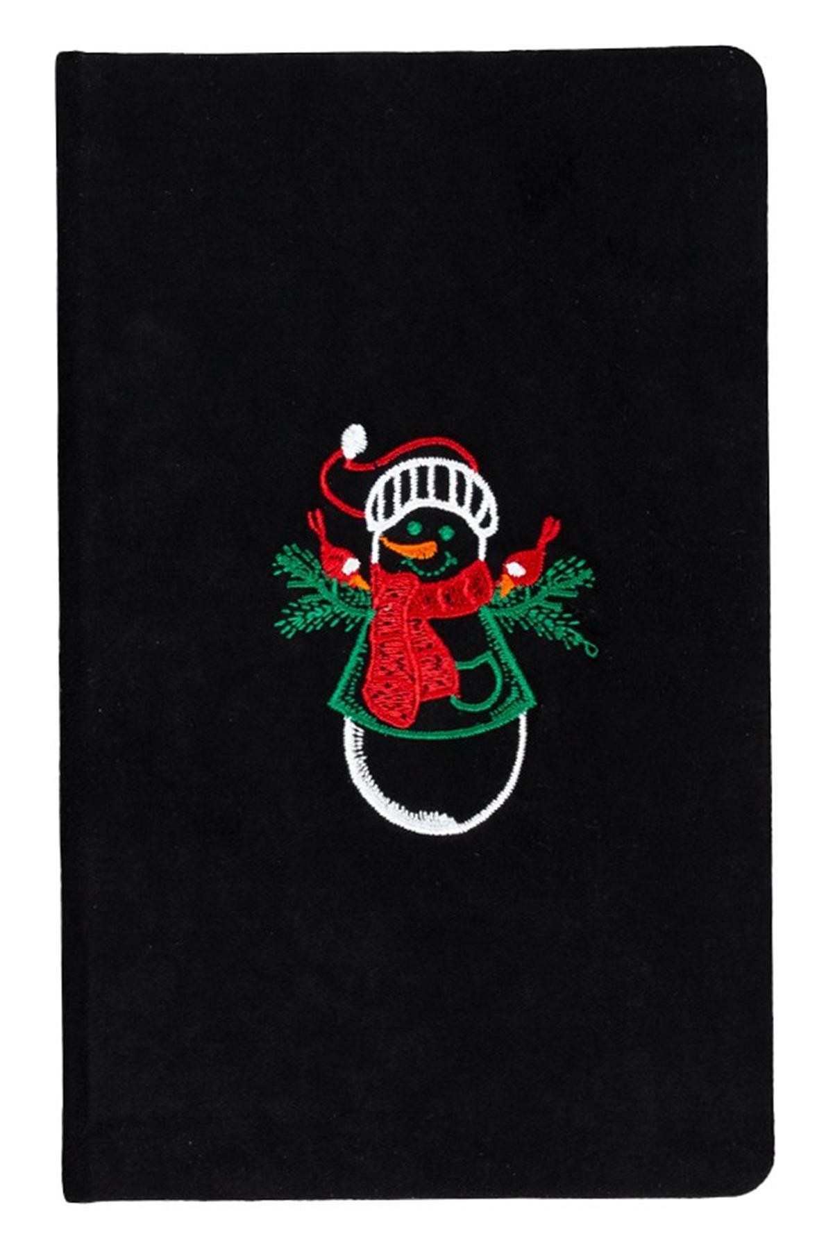 Yılbaşı Nakışlı Kumaş Not Defteri