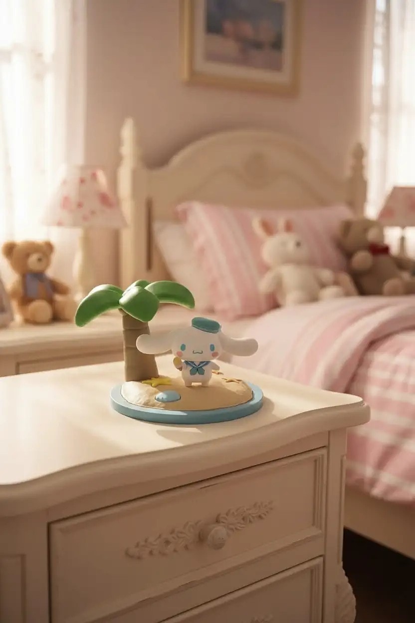 Sanrio Lisanslı Yaz Serisi Gece Lambası - Cinnamoroll