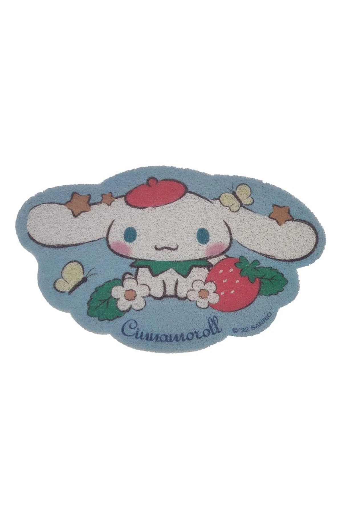 Sanrio Lisanslı Cinnamoroll Çilek Figürlü Küçük Halı