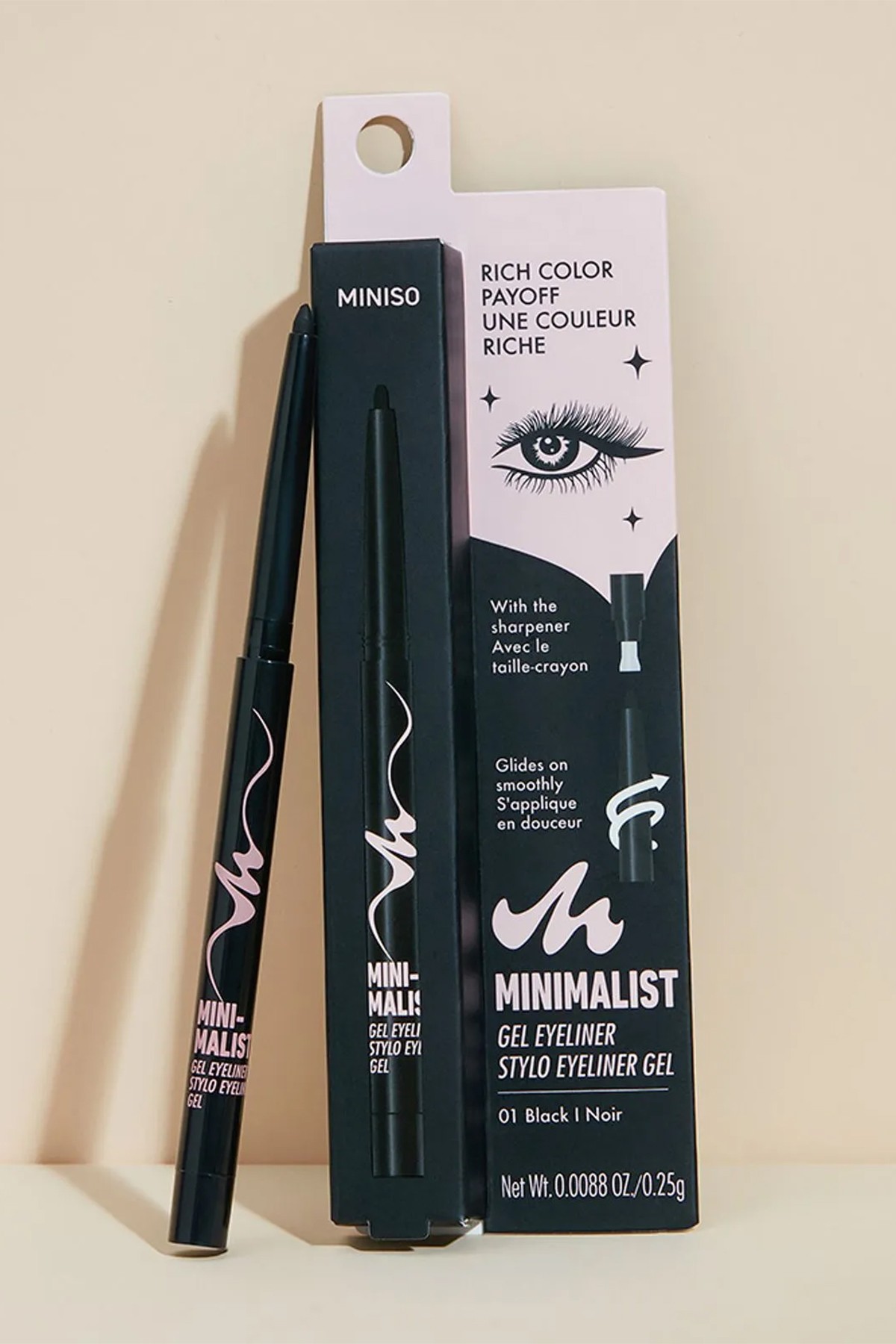 Minimalist Serisi Jel Eyeliner Kalem (01 Siyah)