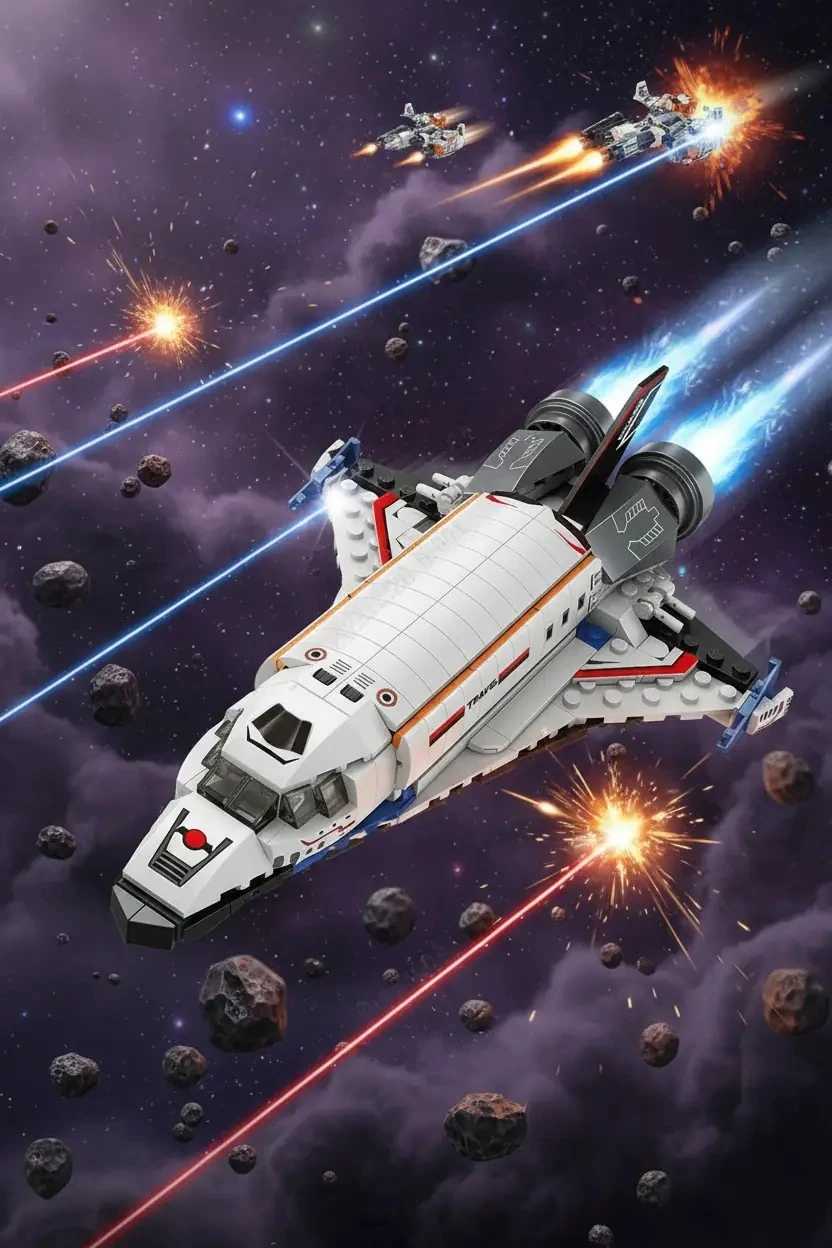 5'i 1 Arada Havacılık Transformation Serisi Uzay Gemisi (5-3) - Oyun Bloğu