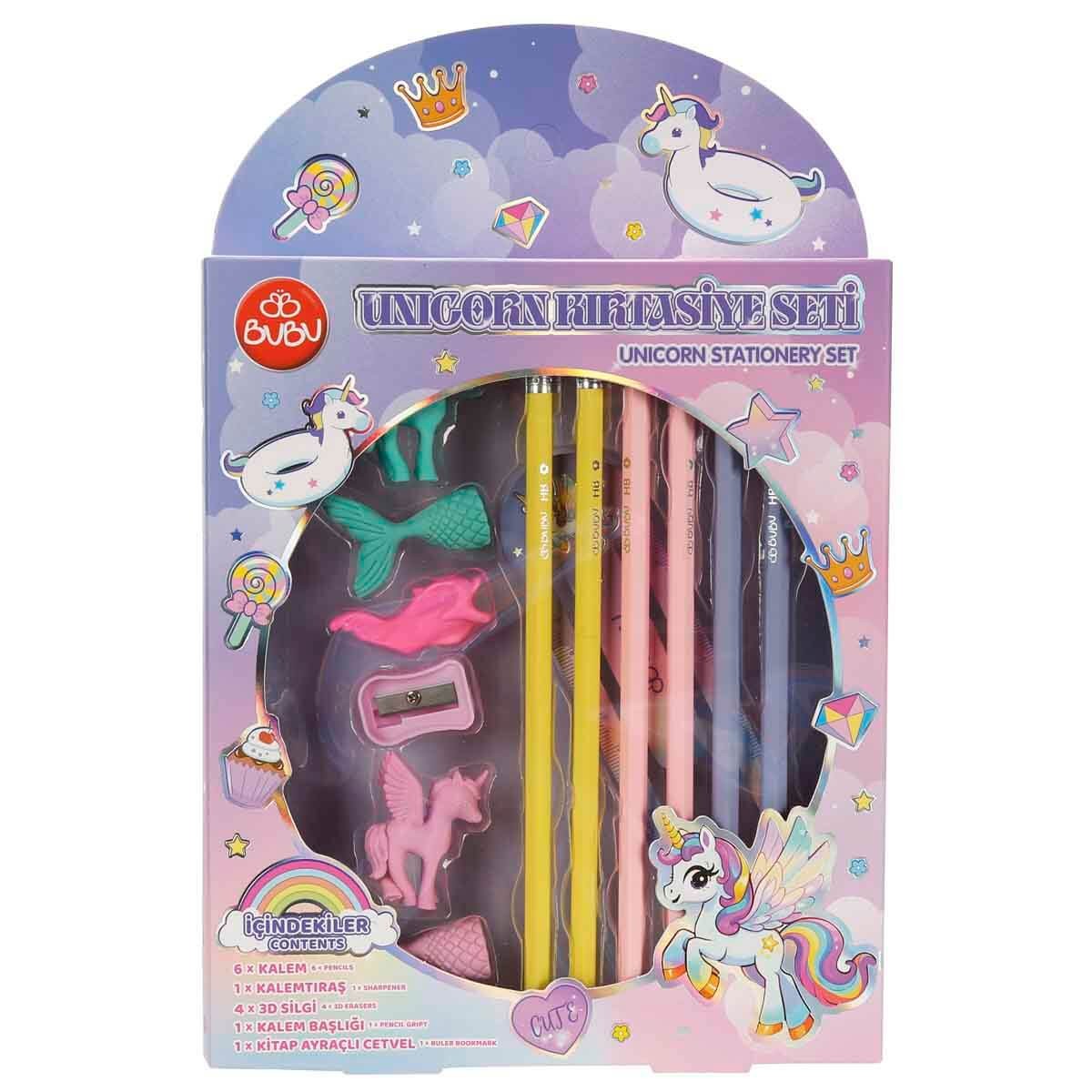 Bu-Bu  Kırtasiye Seti - Unicorn