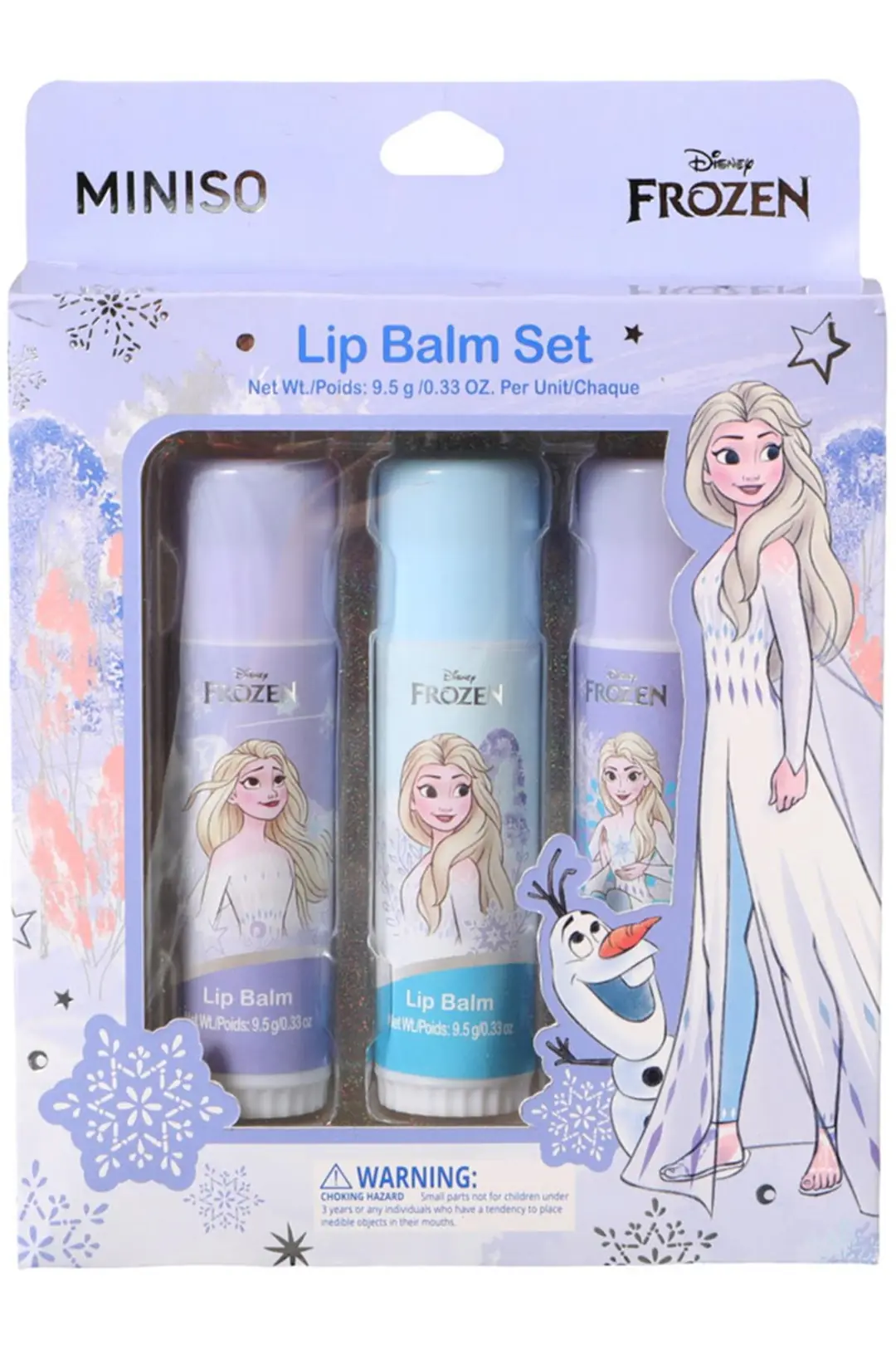 MINISO Disney Frozen Lisanslı Lip Balm Seti ( )