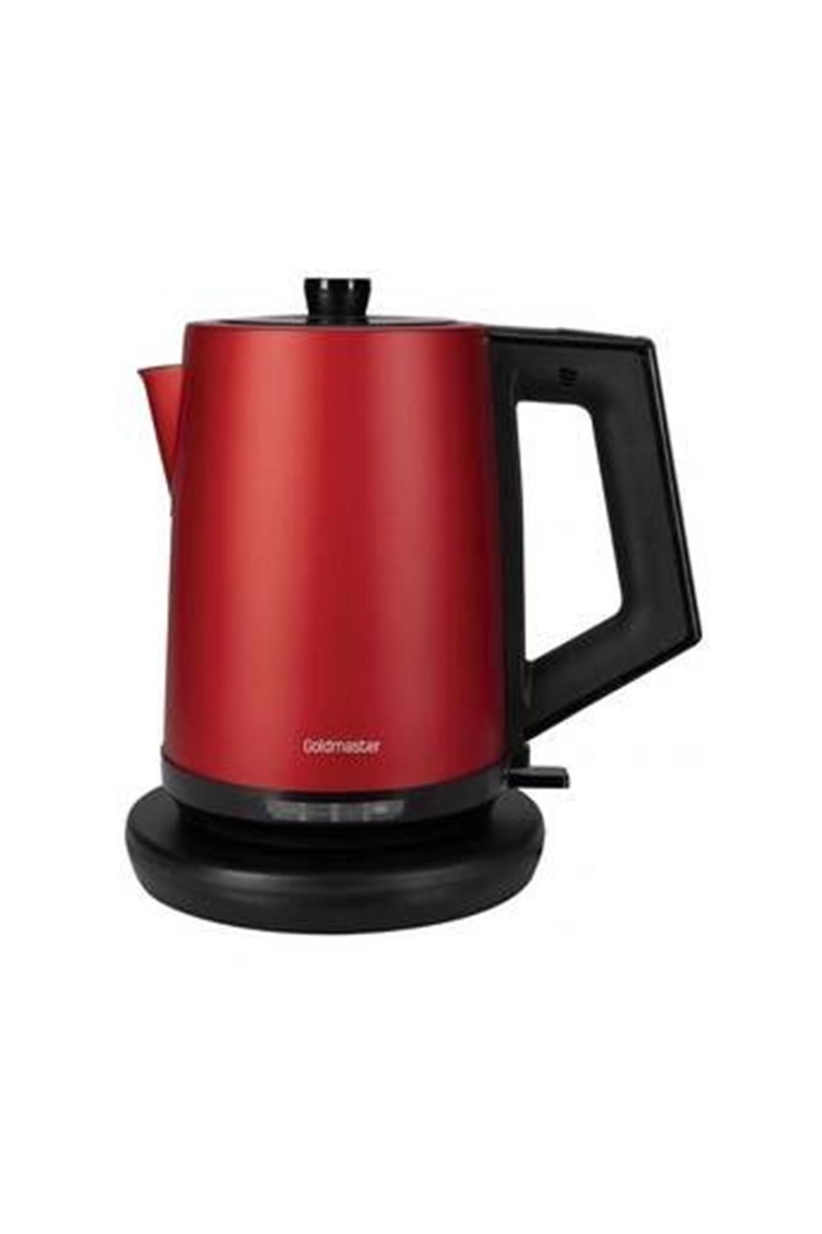 Goldmaster Beliz 2200 Watt Paslanmaz Çelik 2 Litre Kettle Su Isıtıcısı Mat Kırmızı