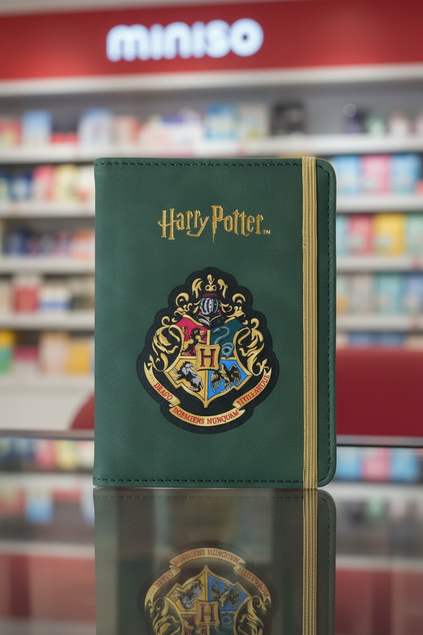 Harry Potter Lisanslı Bantlı Pasaport Kılıfı - Yeşil