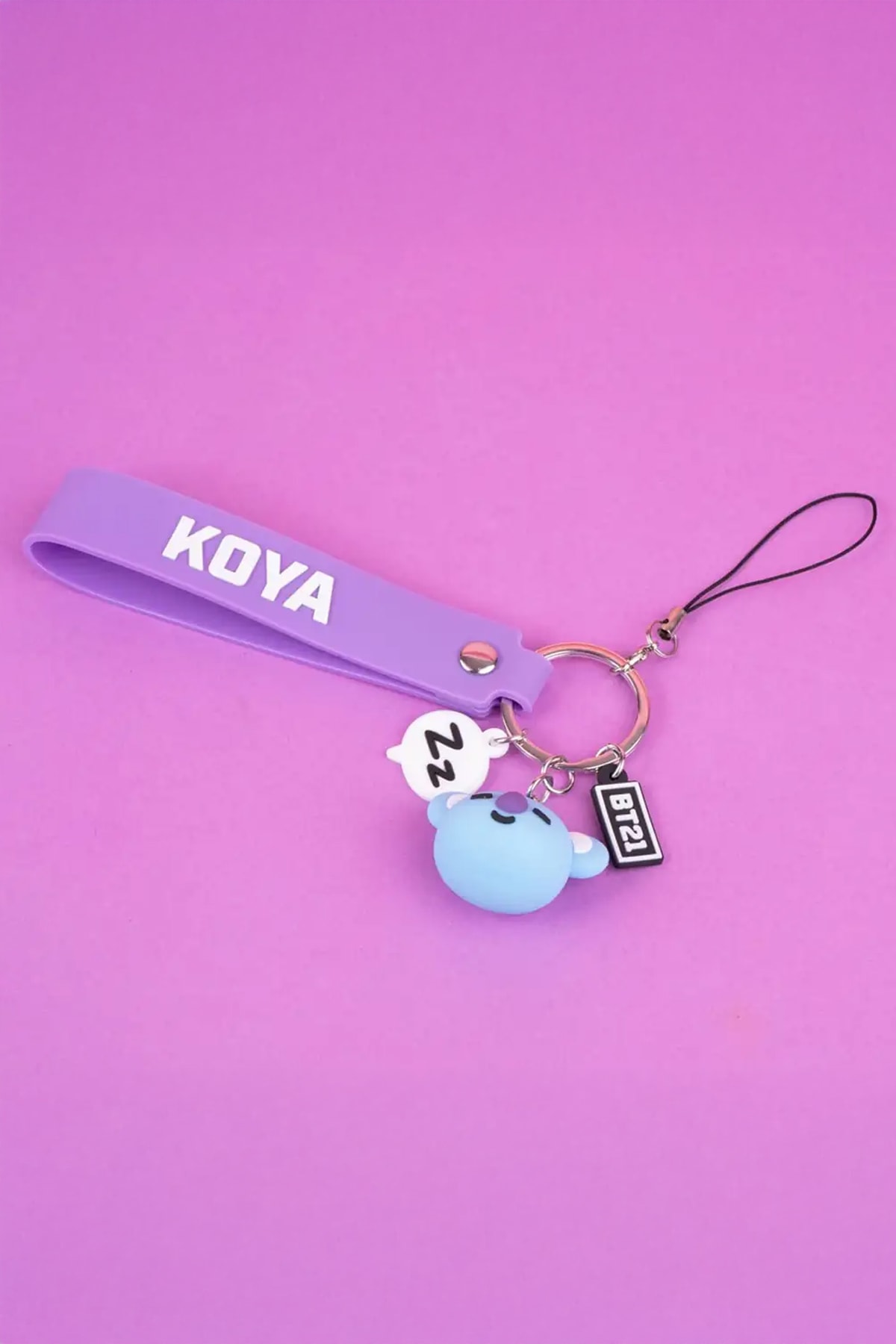 BT21 Lisanlı  3D Telefon Askısı (KOYA)