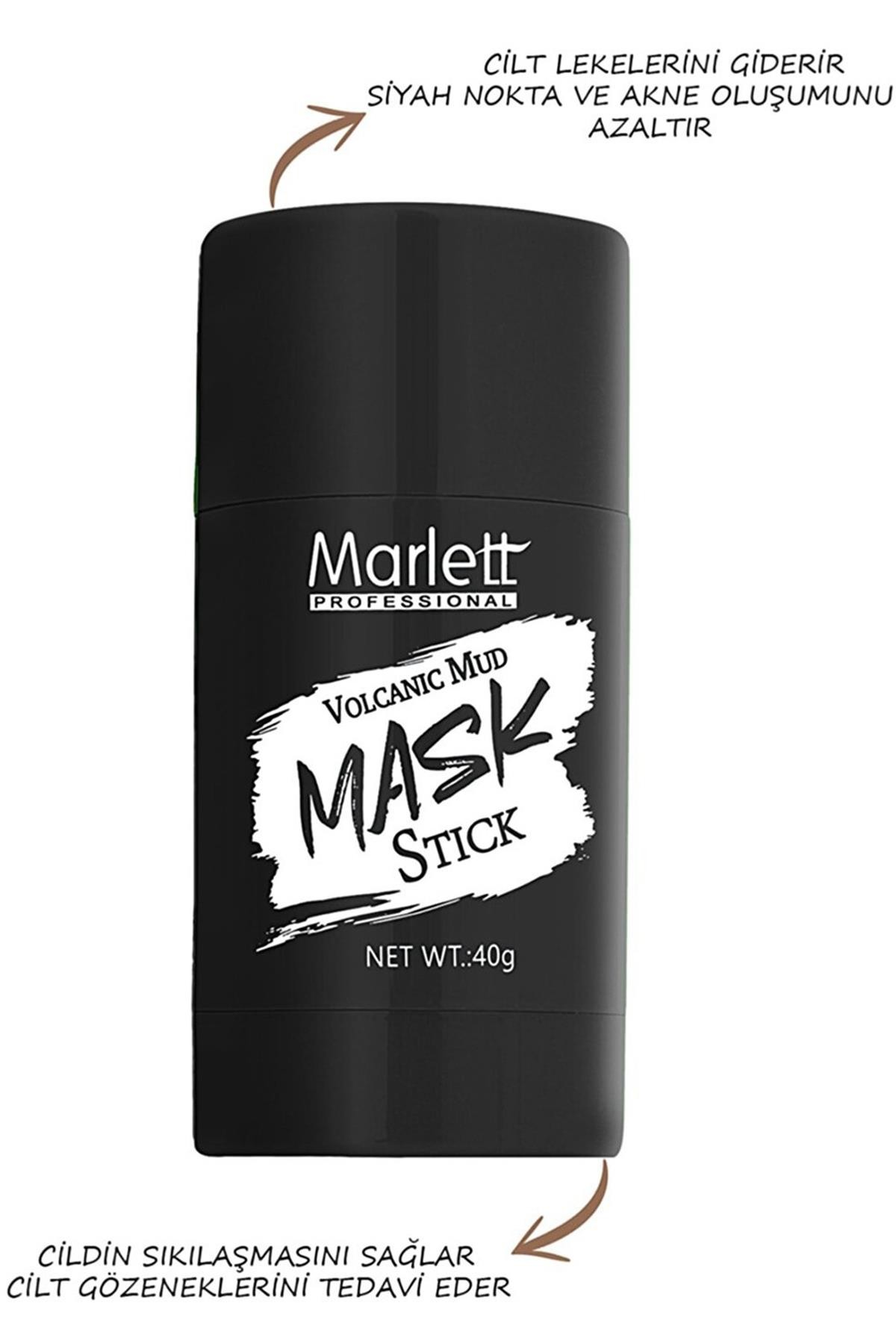 Marlett Proffesional Volcanic Mud Cleaning Mask Stick 40 Gr