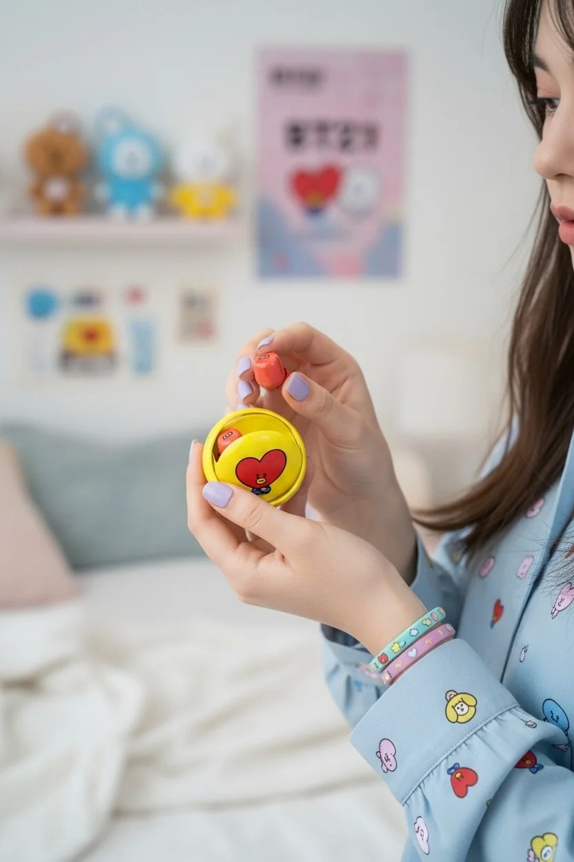 BT21 Lisanslı TWS Kulaklık Modeli: T310 (TATA)