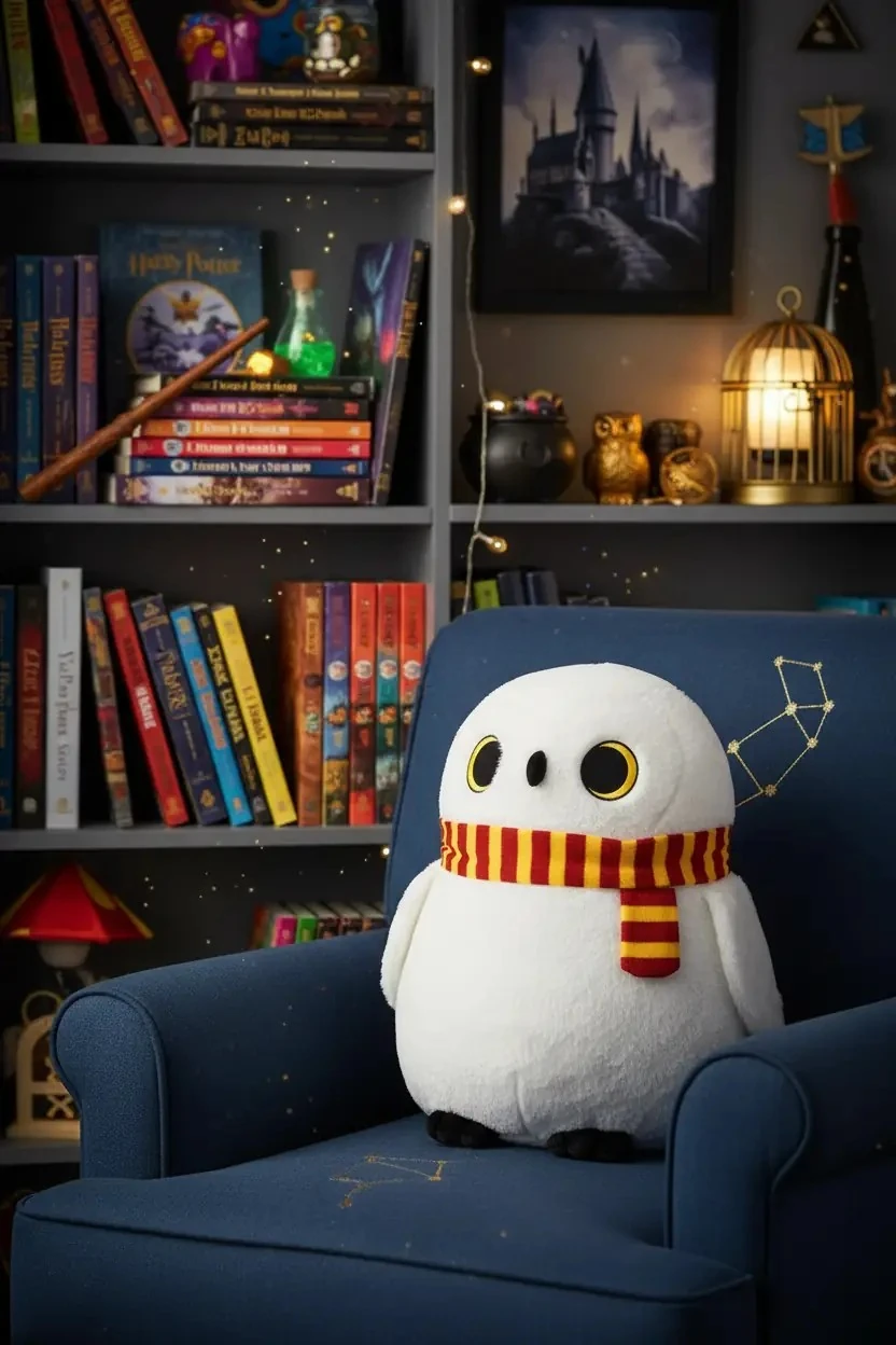 Harry Potter Lisanslı Peluş Oyuncak 50 Cm – Atkılı Büyük Boy Yumuşacık Tasarım