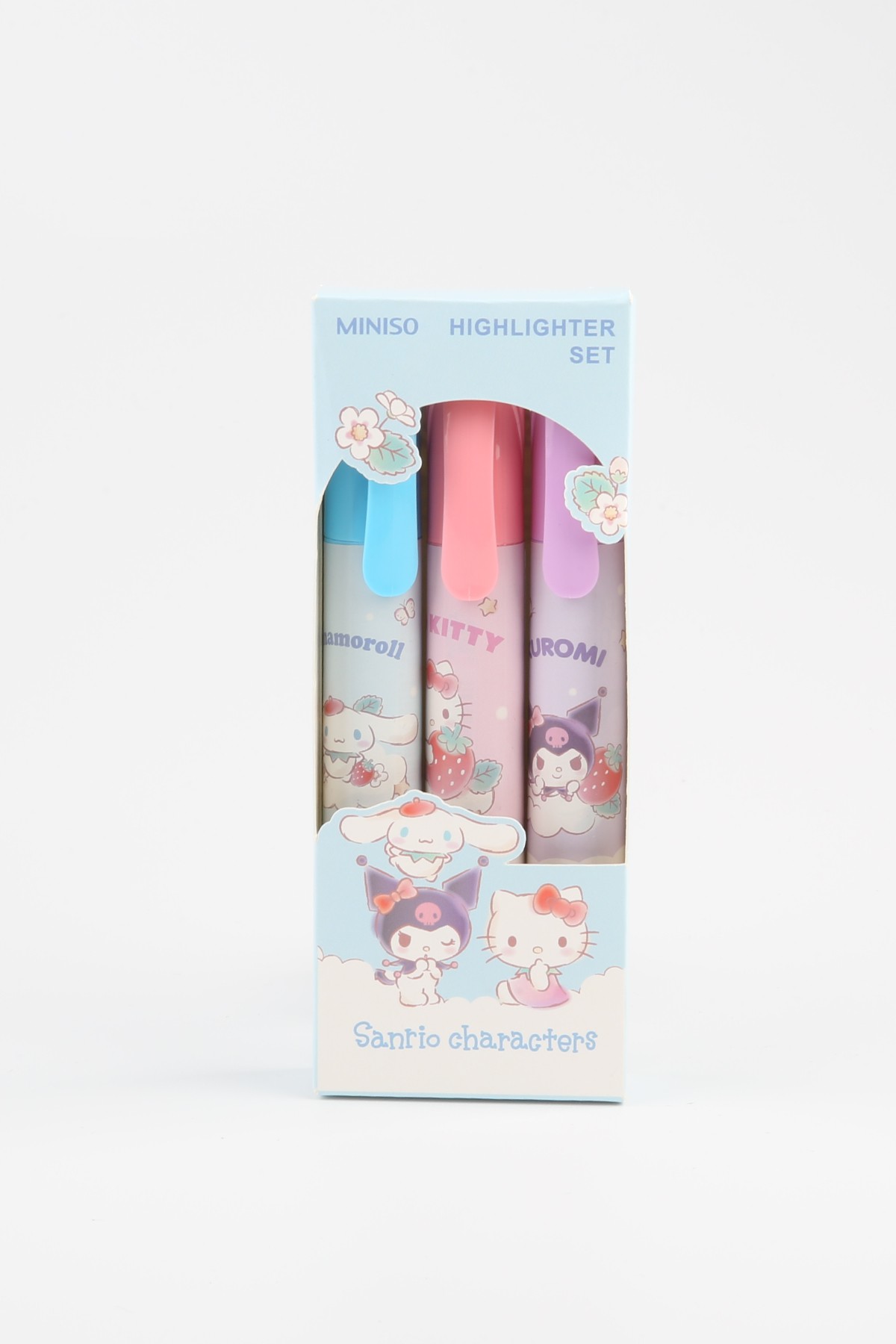 Sanrio Lisanslı 3'Lü Marker Set