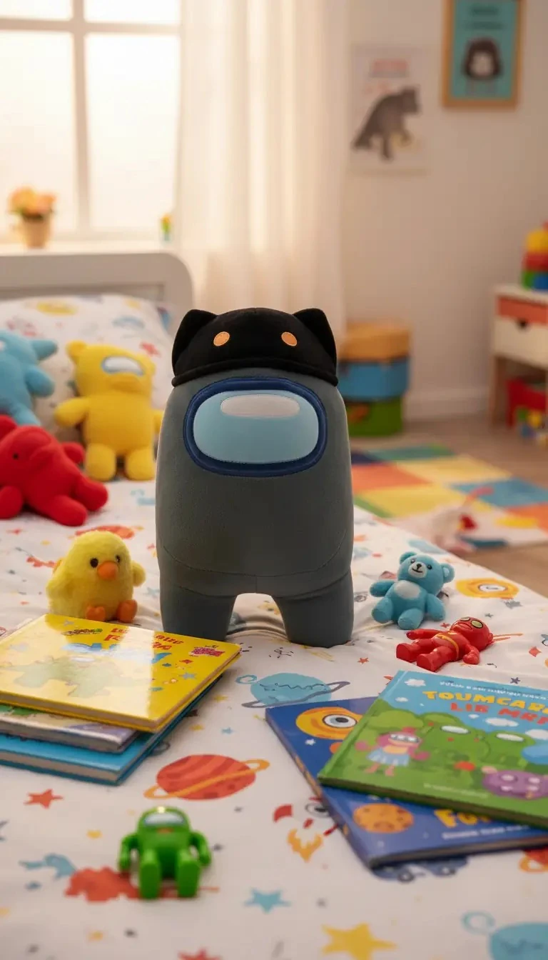 Yume Toys Among Us 30cm Peluş Oyuncak - Siyah