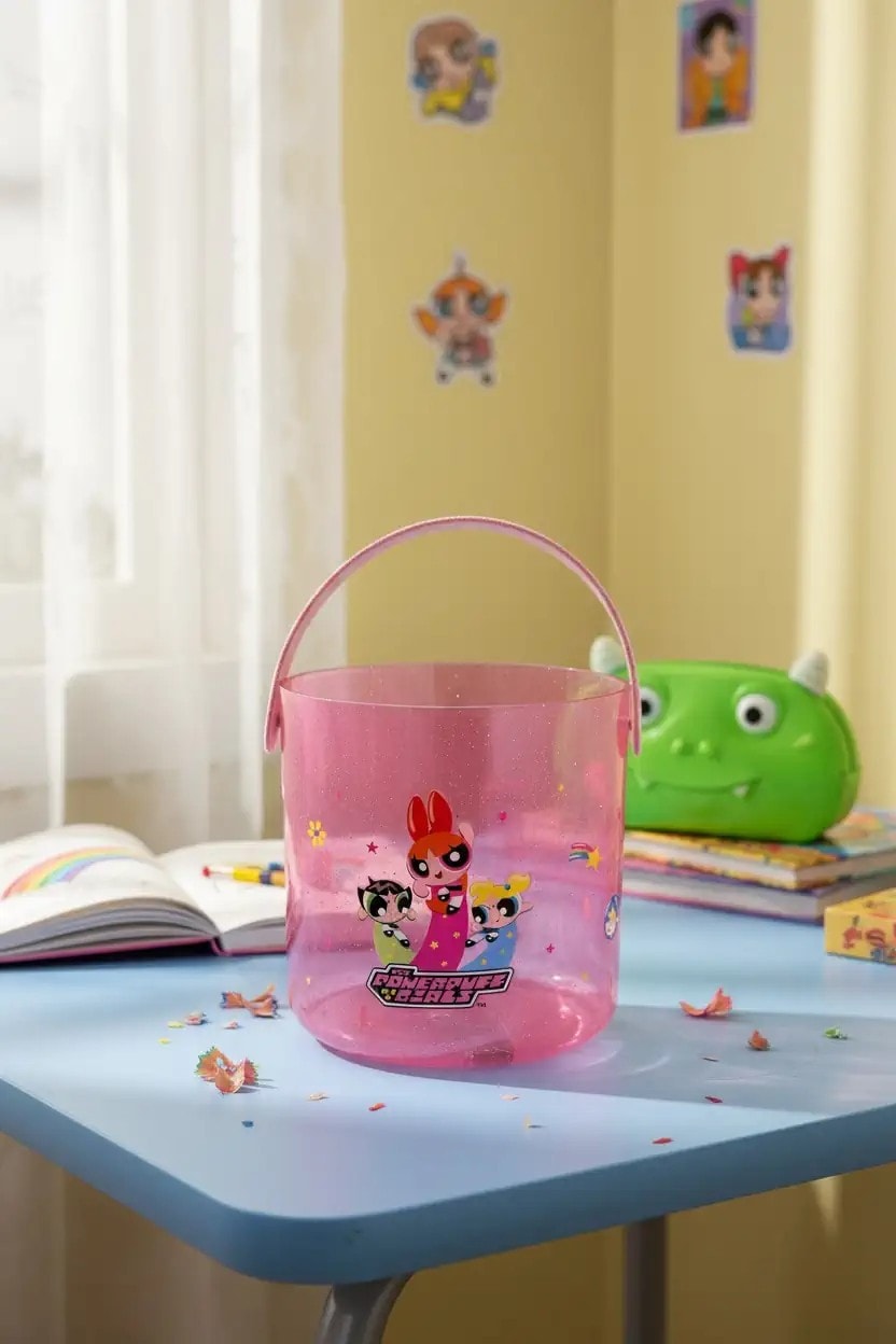 Powerpuff Girls Lisanslı Tutacaklı Sepet