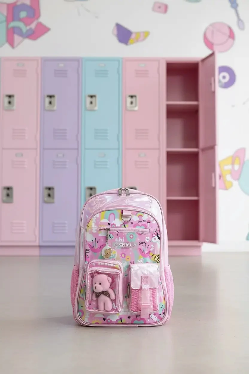 CHIMOLA TOY NEW WORLD PEMBE SIRT ÇANTASI 17" (TR32)