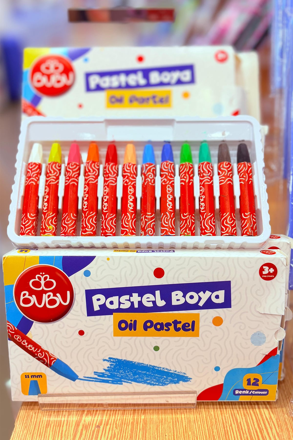 Bu-Bu Pastel Boya 12 Renk