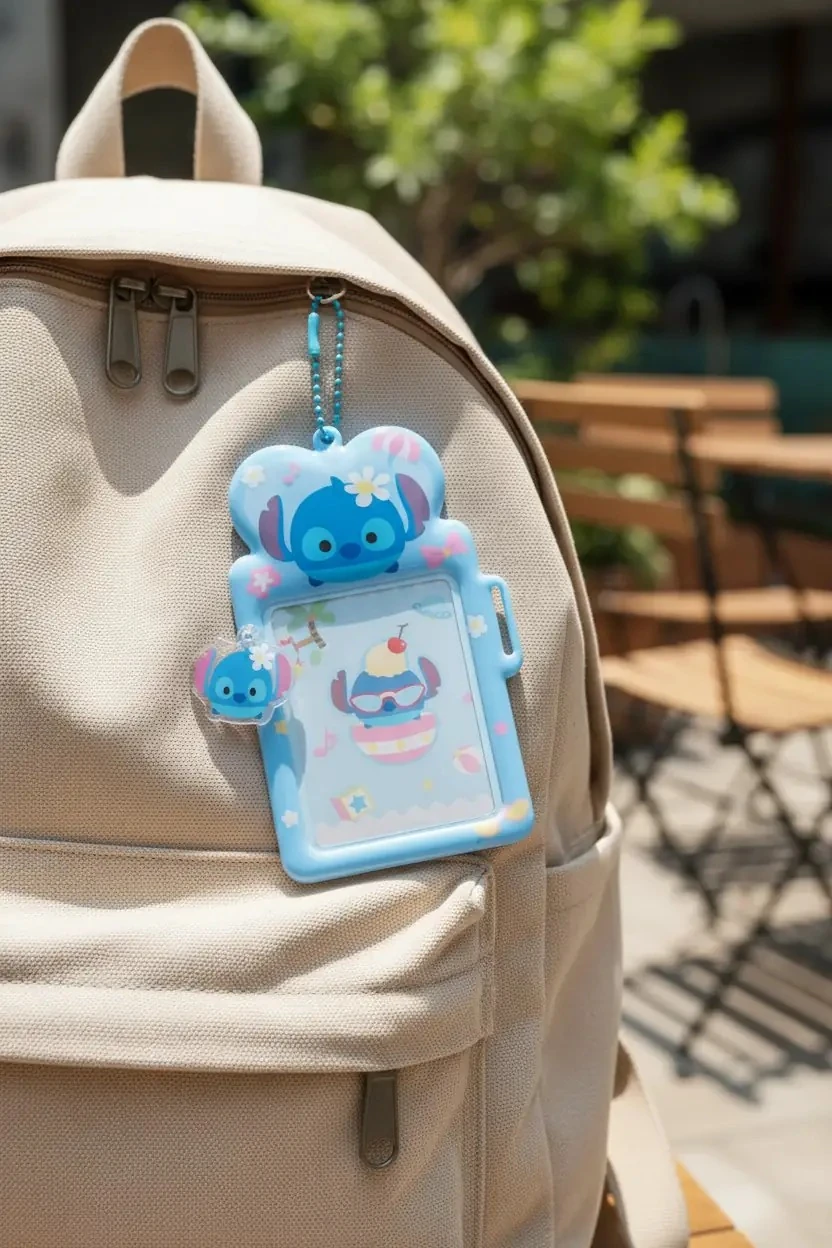 Disney Tsum Tsum Lisanslı Stitch Kartlık ve Anahtarlık