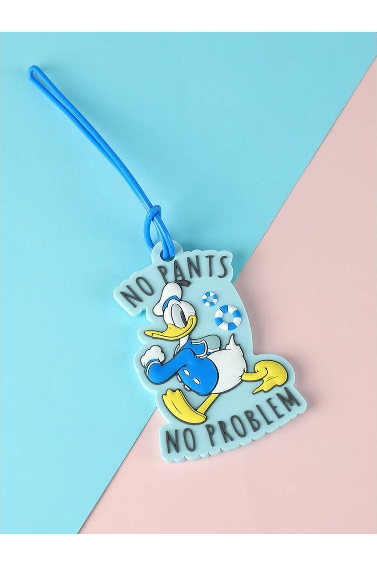 Donald Duck Figür Bagaj Etiketi