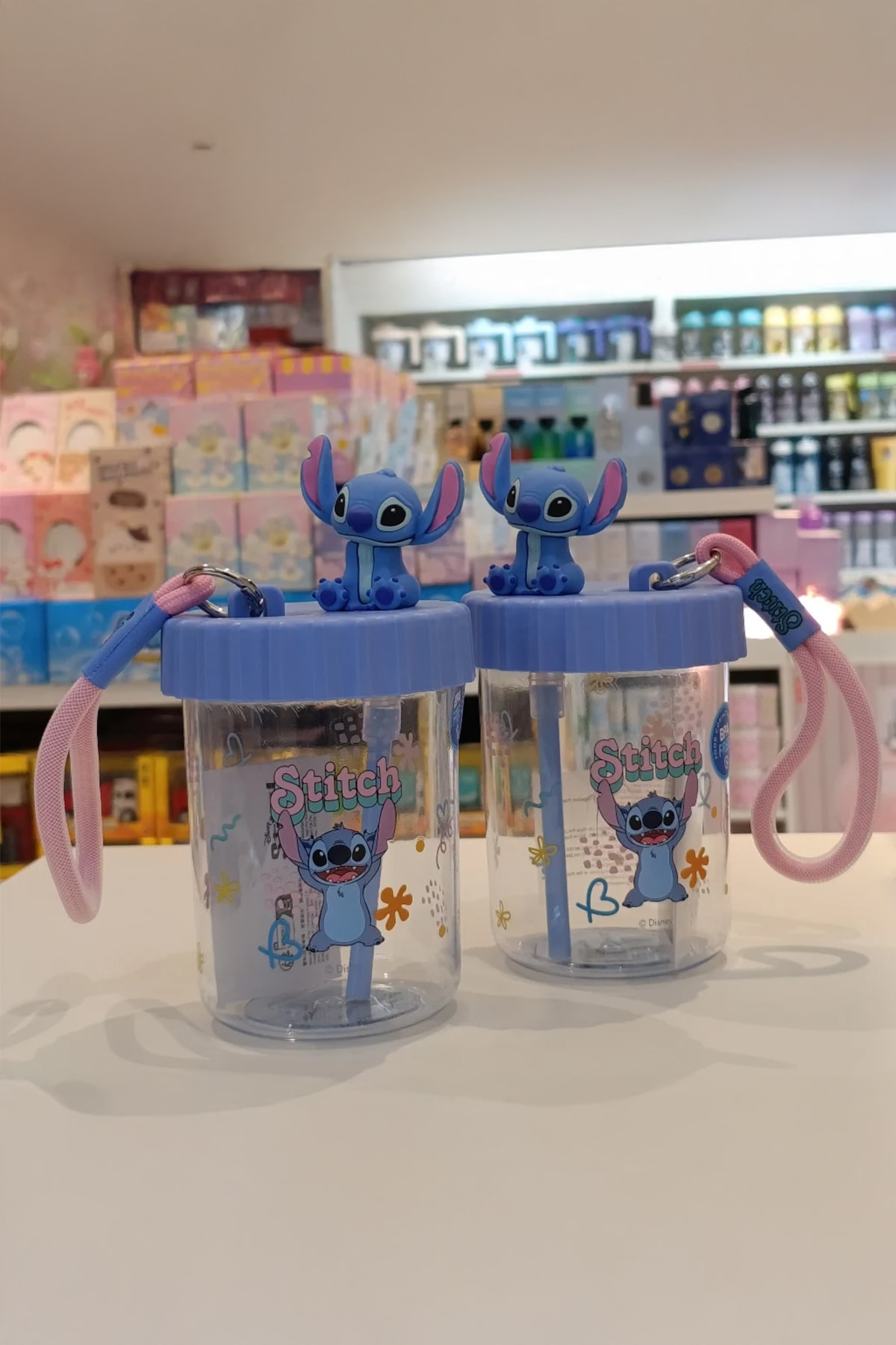 Disney Lilo&Stitch Lisanslı 520 Ml  Askılı Plastik Şişe