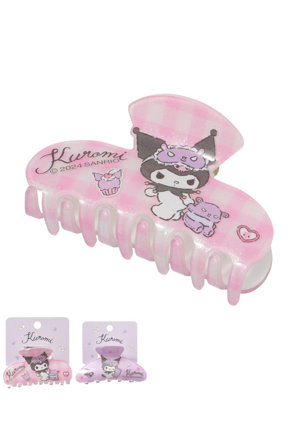 Sanrio Lisanslı Kıskaç Toka - Kuromi